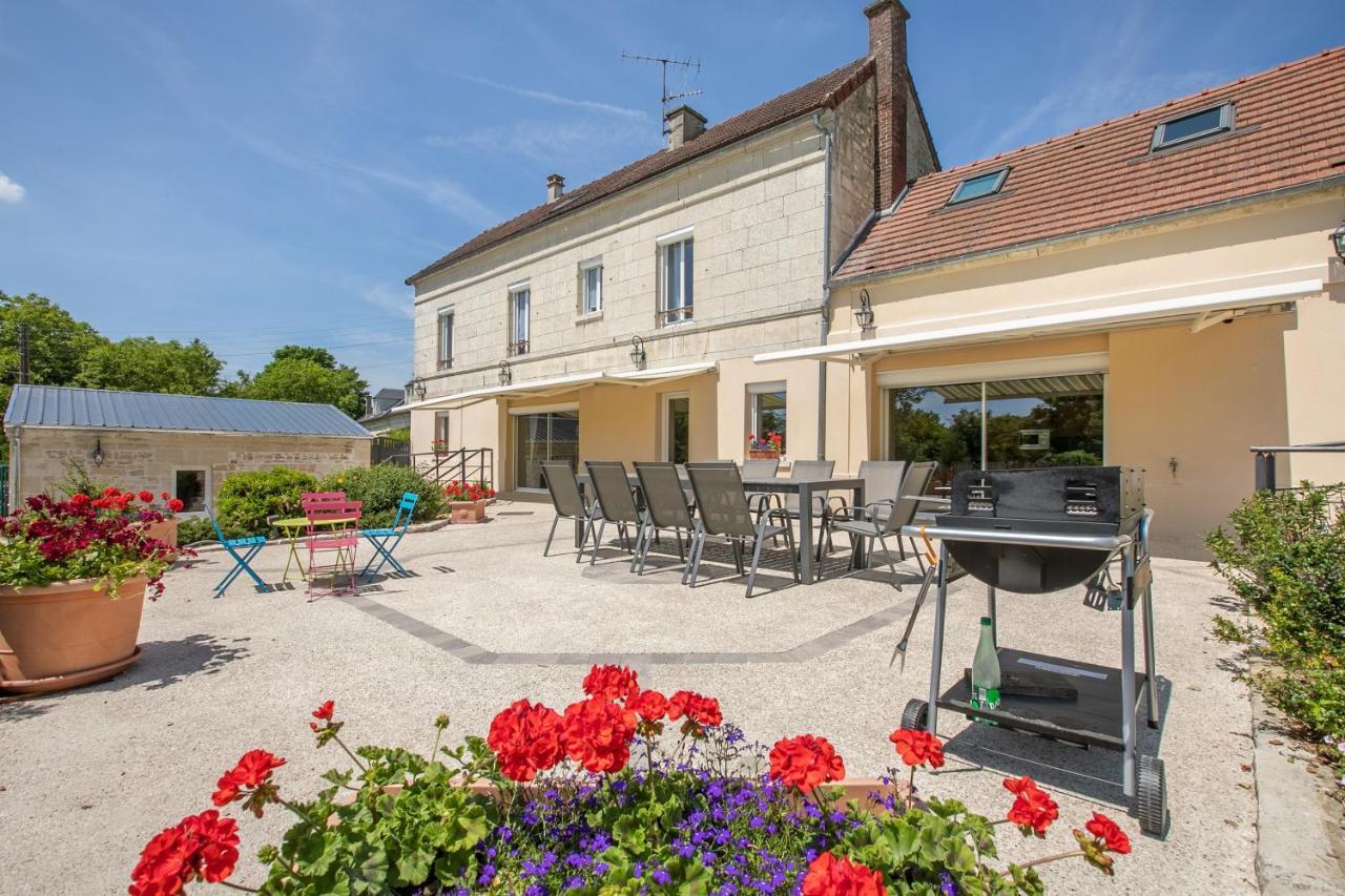 Les Ormes - Grande Maison Avec Jacuzzi Largny-sur-Automne Exterior photo